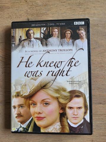 DVD He knew he was right - Anthony trollope BBC beschikbaar voor biedingen