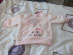 Nw lichtroze warm zacht truitje kattenzakje met oortjes 62, Kinderen en Baby's, Babykleding | Maat 62, Gemo, Nieuw, Ophalen of Verzenden