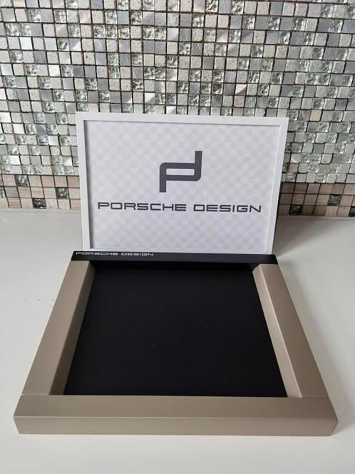 Origineel porsche dienblad. Gemaakt van hout en zwart plaat, Huis en Inrichting, Woonaccessoires | Memoborden, Zo goed als nieuw