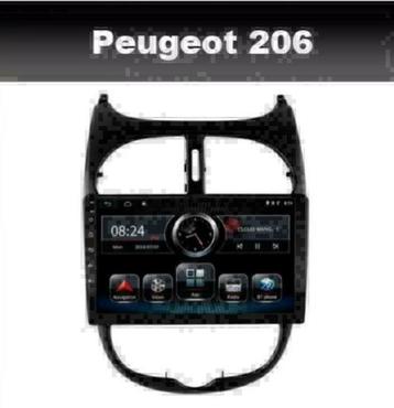 Peugeot 206 radio navigatie android 9.0 wifi dab+ bluetooth beschikbaar voor biedingen