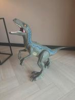 Mega Gr Velociraptor blue Jurassic world, Ophalen, Zo goed als nieuw