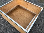 Werpkist ,hond , puppy’s , multiplex,  beschermstrips, Ophalen, Zo goed als nieuw