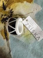 Zsiska Ring - Nieuw - Maat M, Kunststof, Verzenden, Zwart, Nieuw