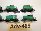 Adv-465 N Spoor Ketelwagons BP Minitrix/Rivarossi, Gelijkstroom, Trix, Wagon, Ophalen of Verzenden