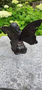 Bronzen beeld/ ELFJE / ENGEL / FEE met VLINDER, Ophalen of Verzenden