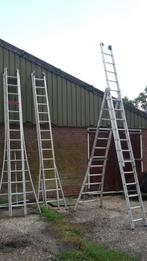 ladder hoge 6-10mtr ladders Altrex Dirks 3x10 3x12 2x18 DIV, Ophalen, Gebruikt, Ladder, 4 meter of meer