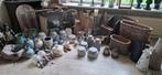 Brocante Potten, vazen, lampen etc, Ophalen of Verzenden, Rond, Minder dan 25 cm