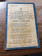 Lein Hermine 1908 Weenen 1928 Breda Pleegouders Schraver, Verzenden, Bidprentje