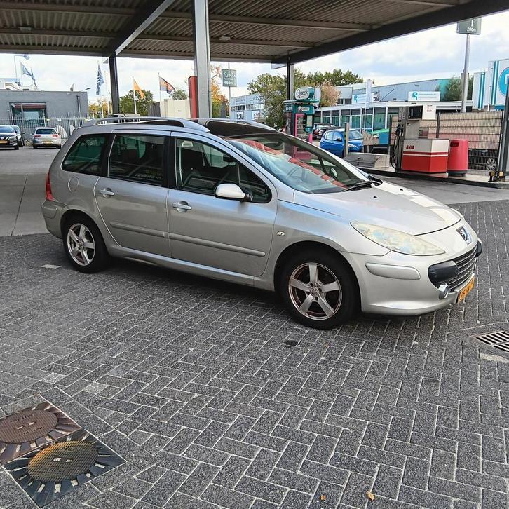 Peugeot 307 SW 1.6-16V, Auto's, Peugeot, Te koop, Airbags, Airconditioning, Centrale vergrendeling, Cruise Control, Dakrails, Elektrische ramen