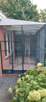 Zeer mooie en complete volière., Dieren en Toebehoren, Ophalen, Gebruikt, Aluminium, Volière