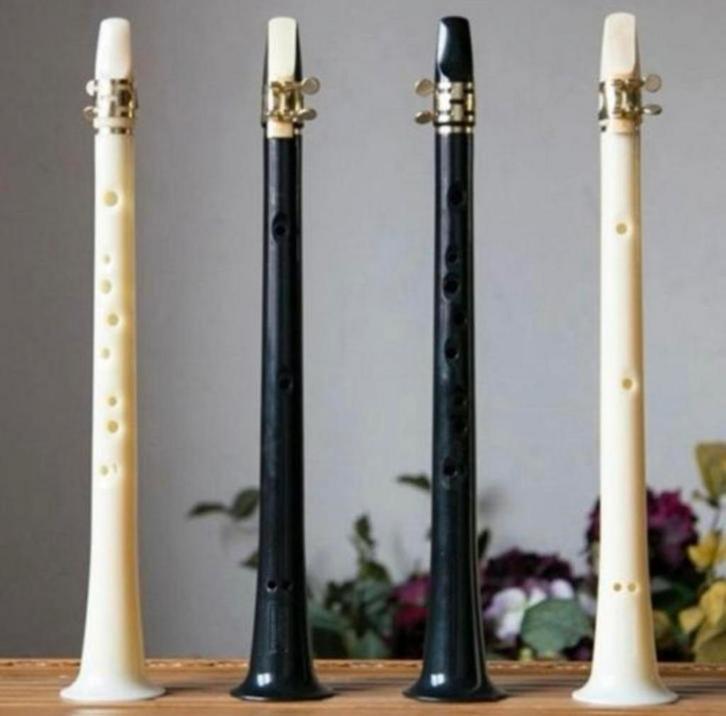 Mini Saxofoon Zwart & Wit - Blaasinstrument Reissaxofoon, Muziek en Instrumenten, Blaasinstrumenten | Saxofoons, Verzenden