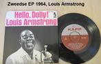 Div. singles / EP. LOUIS ARMSTRONG, nieuw staat, Ophalen of Verzenden, Zo goed als nieuw, Overige formaten, Overige soorten