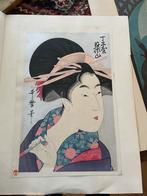 Japanse prent van een vrouw, Ophalen of Verzenden