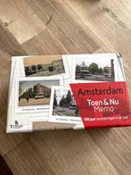 Amsterdam Toen & Nu memospel, Hobby en Vrije tijd, Gezelschapsspellen | Kaartspellen, Ophalen of Verzenden, Zo goed als nieuw