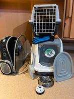 katten set - kattenbak, reismand, rugzak, Verzenden, Zo goed als nieuw