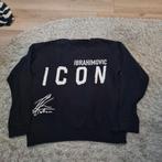 Dsquared2 Ibra Icon Sweater - Zwart, Maat 52/54 (L), Dsquared2, Zwart, Ophalen of Verzenden
