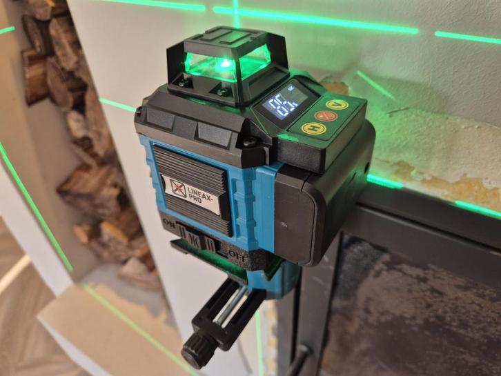 NIEUWE professionele 4D kruislijnlaser 16 lijns compleet, Doe-het-zelf en Verbouw, Gereedschap | Overige machines, Nieuw, Ophalen of Verzenden