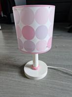 Nachtkast lampje roze paars gestipt, Ophalen of Verzenden, Zo goed als nieuw, Minder dan 50 cm