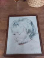 Vintage tekening, Ophalen of Verzenden
