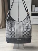 Coach Legacy 19918 Signature Stripe tas (vintage), Ophalen of Verzenden, Gebruikt, Zwart