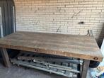 Wagonplanken tafel, Ophalen of Verzenden, Zo goed als nieuw