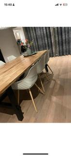 6 kuipsstoelen, Kunststof, Gebruikt, Verzenden, Vierkant