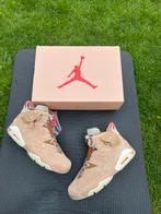 Nike Air Jordan 6 Travis Scott British Khaki maat 43, Bruin, ., Nike, Nieuw