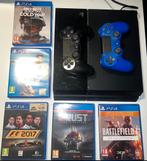 Playstation 4 met 2 controllers en 5 spellen, Spelcomputers en Games, Spelcomputers | Sony PlayStation 4, Met 2 controllers, Ophalen of Verzenden