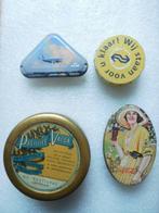 4 leuke kleine blikjes ( Cola, NS, KLM en Pastilles Valda), Verzamelen, Ophalen of Verzenden, Gebruikt, Overige, Overige merken