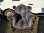 Fauteuil  barok, opnieuw  bekleed., Ophalen of Verzenden, Zo goed als nieuw, 50 tot 75 cm