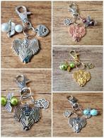 (Tas/Sleutel) Hanger Chinese crested A met beschermengeltje, Verzenden, Nieuw, Hanger