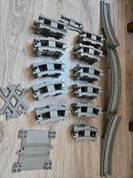 Grote LEGO DUPLO treinset met Octan wagons,brug, wissels etc, Ophalen of Verzenden, Gebruikt