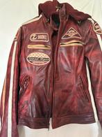 Leren jas met Capuchon - Maat xs, Ophalen of Verzenden, Tweedehands, Dames, Jas | leer