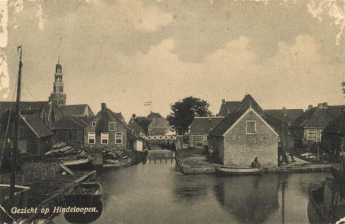 Gezicht op Hindeloopen. - B-keus - 1919 gelopen, Verzamelen, Ansichtkaarten | Nederland, Gelopen, Gelderland, Voor 1920, Ophalen of Verzenden