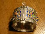 Oude Algerijnse, Marokkaanse Berber zilveren, koraal armband, Ophalen of Verzenden, Zilver