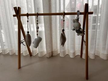 Babygym en Speelkleed MorDesign Leaf Wood Sand beschikbaar voor biedingen
