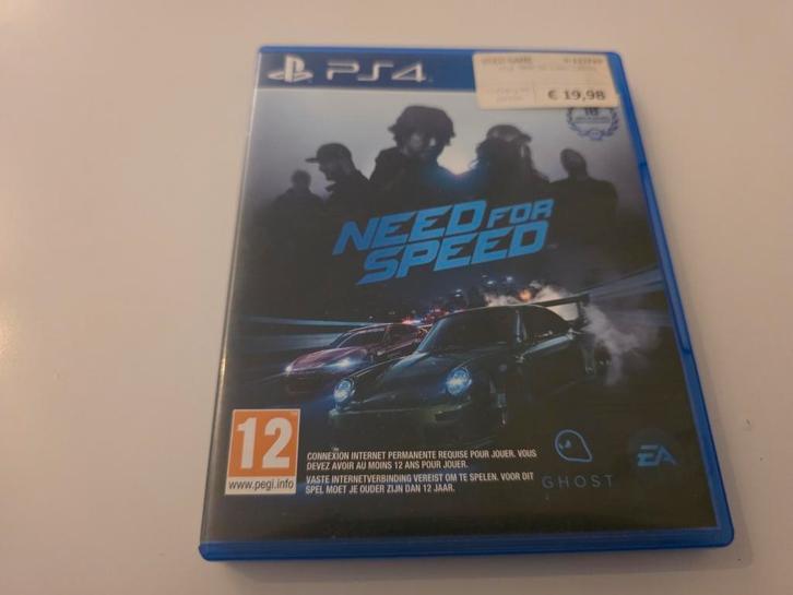 Need for speed voor Playstation 4 en 5 Lees Beschrijving, Spelcomputers en Games, Games | Sony PlayStation 4, Zo goed als nieuw