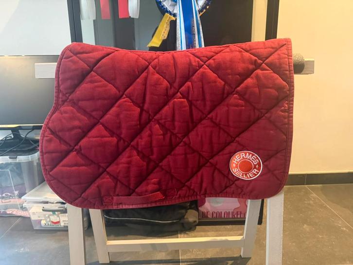 Hermès dekje bordeauxrood, Dieren en Toebehoren, Paarden en Pony's | Dekens en Dekjes, Zo goed als nieuw, Ophalen of Verzenden