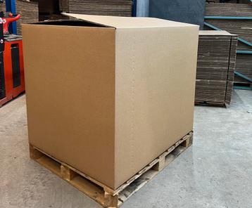 Partij Blokpalletdozen 400 stuks exportdoos f201 opslag kist beschikbaar voor biedingen