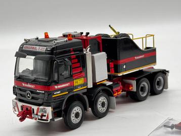 WSI MERCEDES BENZ 8x8 + ballastbak DESERT MAMMOET beschikbaar voor biedingen