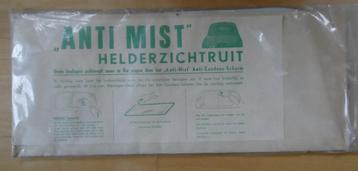 oud Anti Mist- Anti condens scherm  beschikbaar voor biedingen