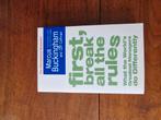Marcus Buckingham - First, break all the rules, Ophalen of Verzenden, Management