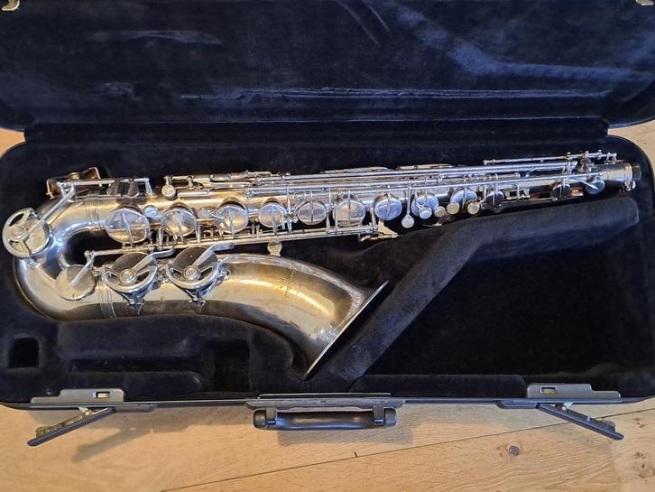 Antoine Courtois tenorsaxofoon, Muziek en Instrumenten, Blaasinstrumenten | Saxofoons, Gebruikt, Tenor, Met koffer, Ophalen of Verzenden