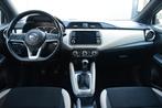 Nissan Micra 1.0 IG-T N-Connecta Navi/Camera/Carplay/Dab Pri, Auto's, Nissan, Voorwielaandrijving, Gebruikt, Euro 6, Wit