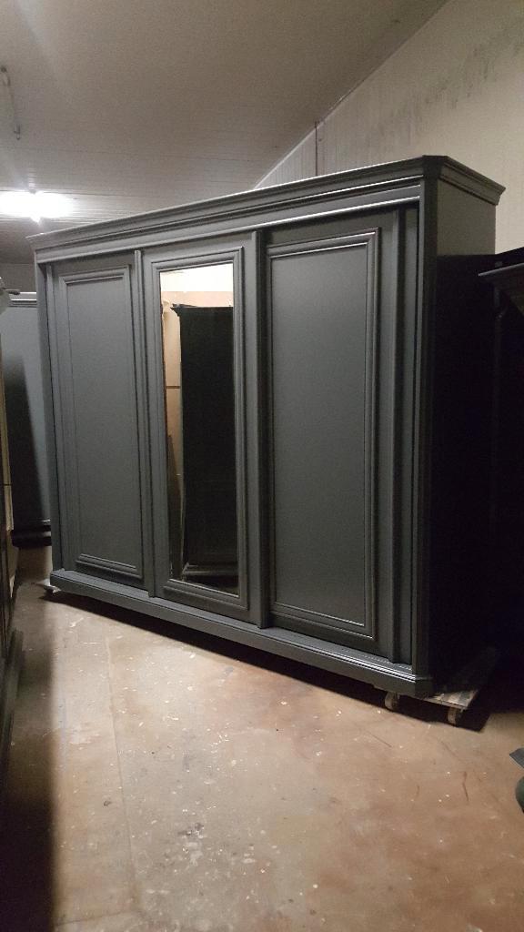 Kledingkasten, garderobe brocante vintage slaapkamer kasten, Huis en Inrichting, Kasten | Kledingkasten, Zo goed als nieuw, 200 cm of meer