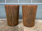 Plantenbakken Conisch cortenstaal coating, Ophalen, Minder dan 60 cm, Rond, Zo goed als nieuw