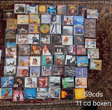 Groot CD Pakket: 59 CDs + 11 CD Boxen beschikbaar voor biedingen