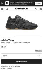 Yeezy Boost 700 by Adidas 39 1/3 grijs zwart NIEUW!!! Orig, Nieuw, Ophalen of Verzenden, Sneakers of Gympen, Zwart