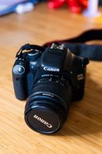 Canon 550D + 18-55mm + 75-300mm telelens set, Gebruikt, Spiegelreflex, Canon, Geen optische zoom