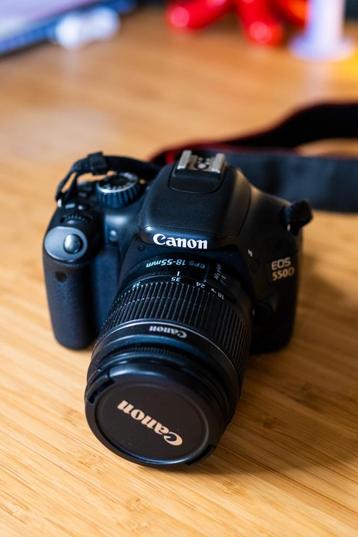 Canon 550D + 18-55mm + 75-300mm telelens set  beschikbaar voor biedingen